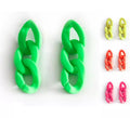 Pendientes de Cadeneta neón en colores surtidos