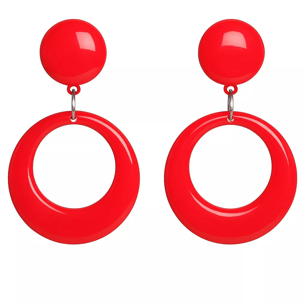 Translation missing: pt-PT.Pendientes de flamenca pequeños de 7,5 cm en varios colores