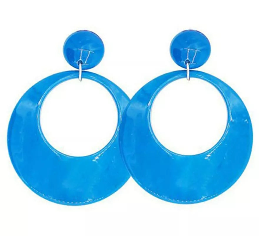 Translation missing: pt-PT.Pendientes de Flamenco Aro grande de 10 cm en varios colores
