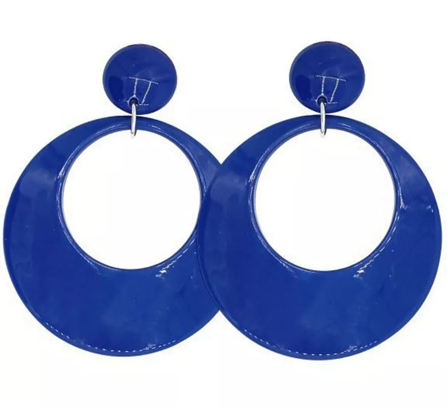 Translation missing: pt-PT.Pendientes de Flamenco Aro grande de 10 cm en varios colores