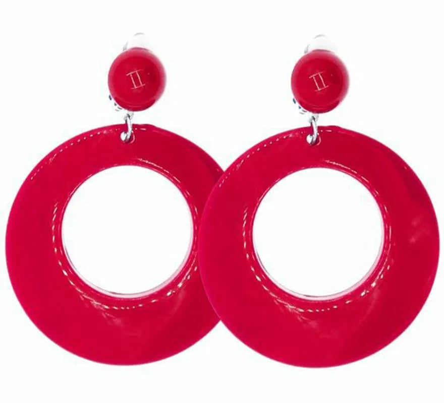 Translation missing: pt-PT.Pendientes de Flamenco Aro grande de 10 cm en varios colores