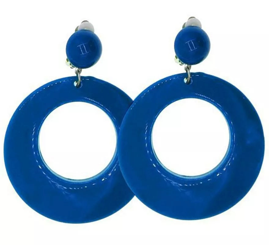 Translation missing: pt-PT.Pendientes de Flamenco Aro mediano de 6 cm en varios colores