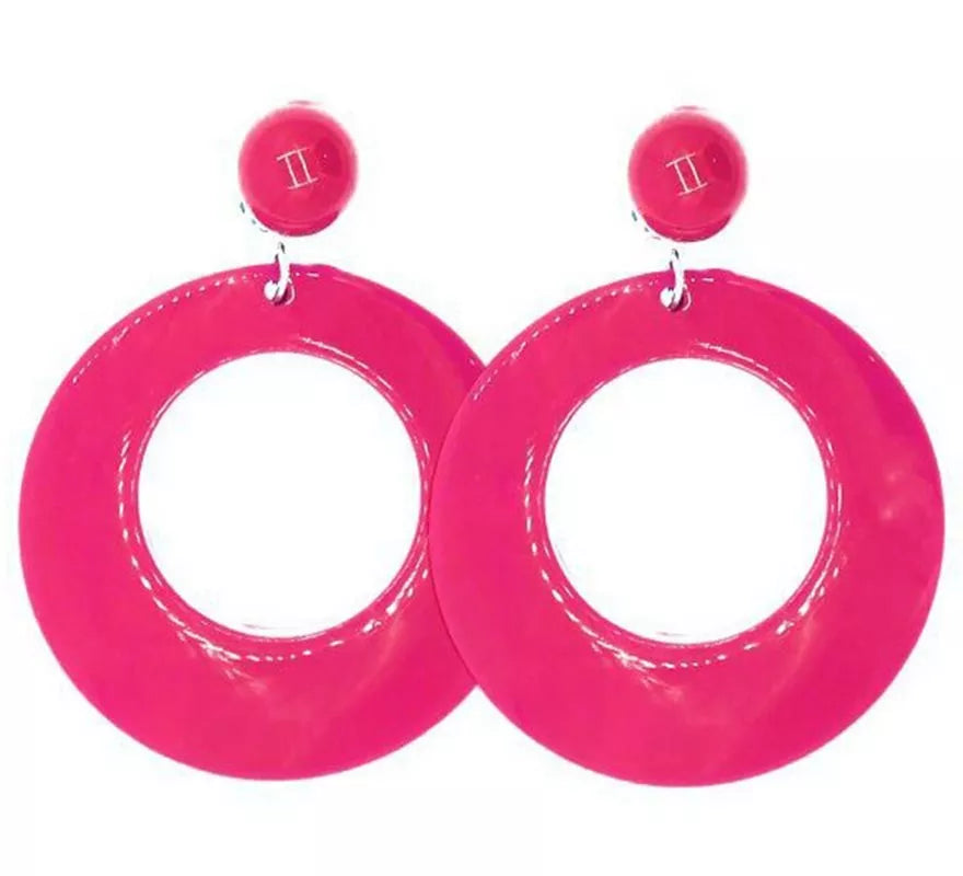 Translation missing: pt-PT.Pendientes de Flamenco Aro mediano de 6 cm en varios colores