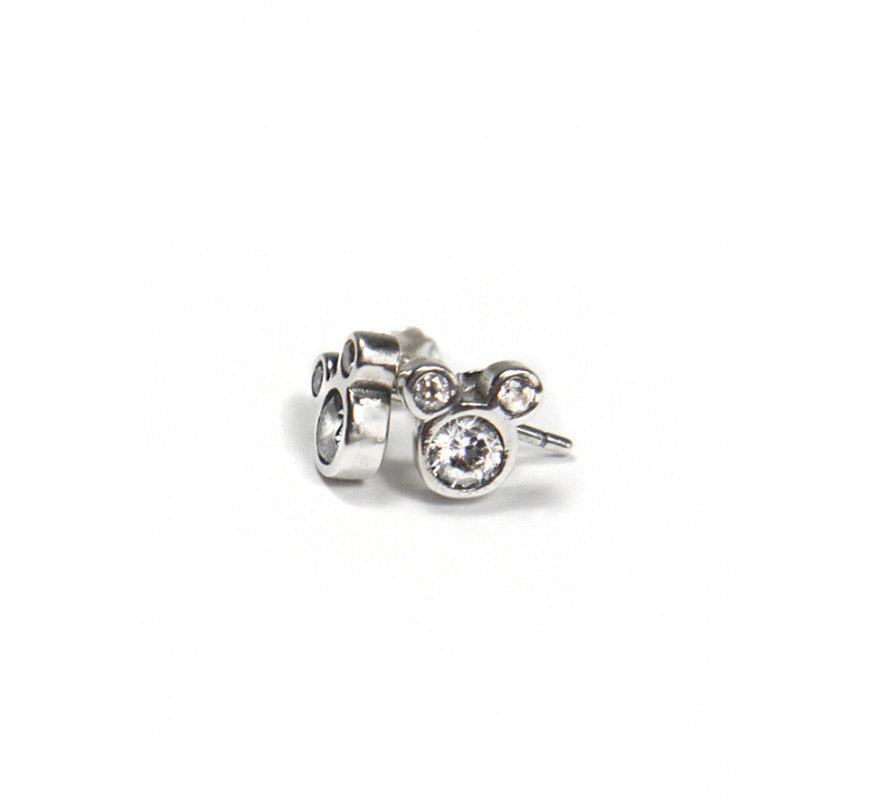 Translation missing: pt-PT.Pendientes de Plata y Circonitas Mickey Mouse Disney