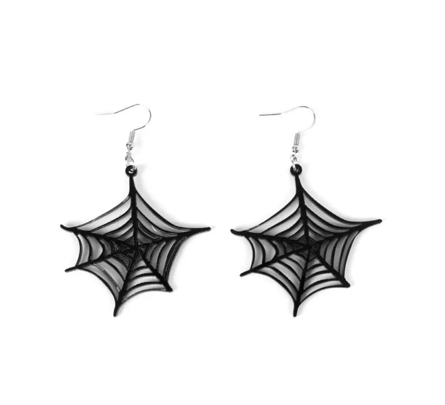 Translation missing: pt-PT.Pendientes de Telaraña negras