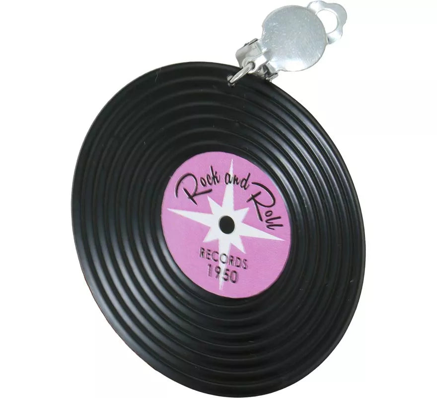 Translation missing: pt-PT.Pendientes Discos de Vinilo de 5 cm