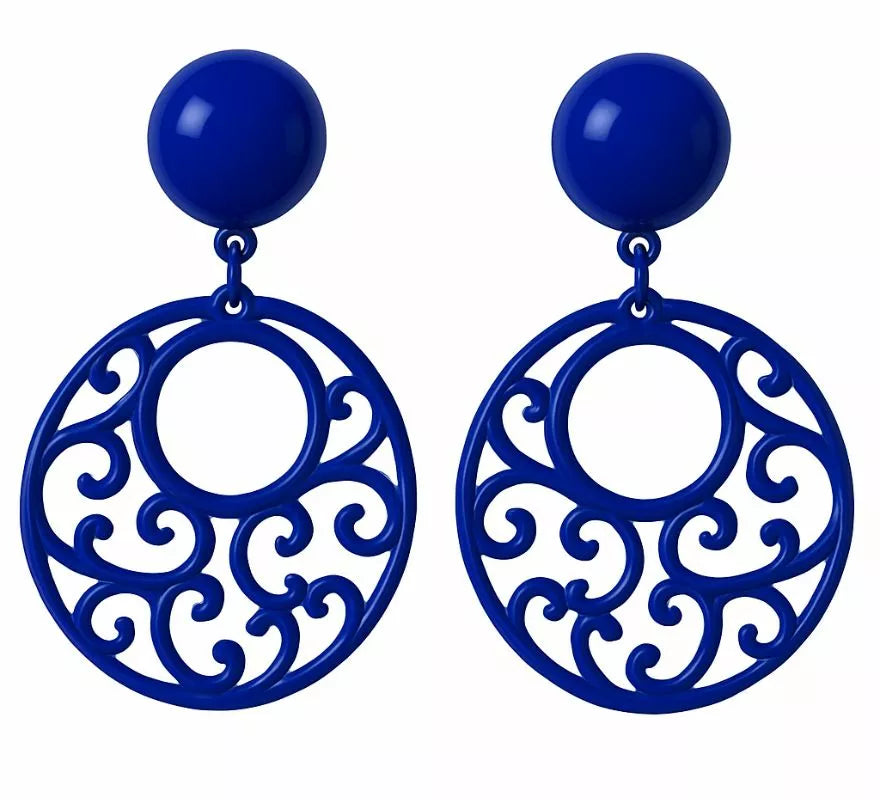 Translation missing: pt-PT.Pendientes Flamenca Circulares con adornos en varios colores