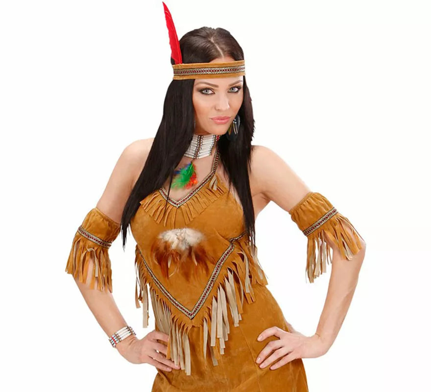 Translation missing: pt-PT.Pendientes Indios con Plumas y Perlitas