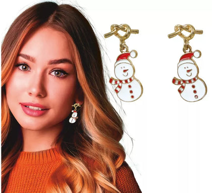 Pendientes Muñeco de Nieve