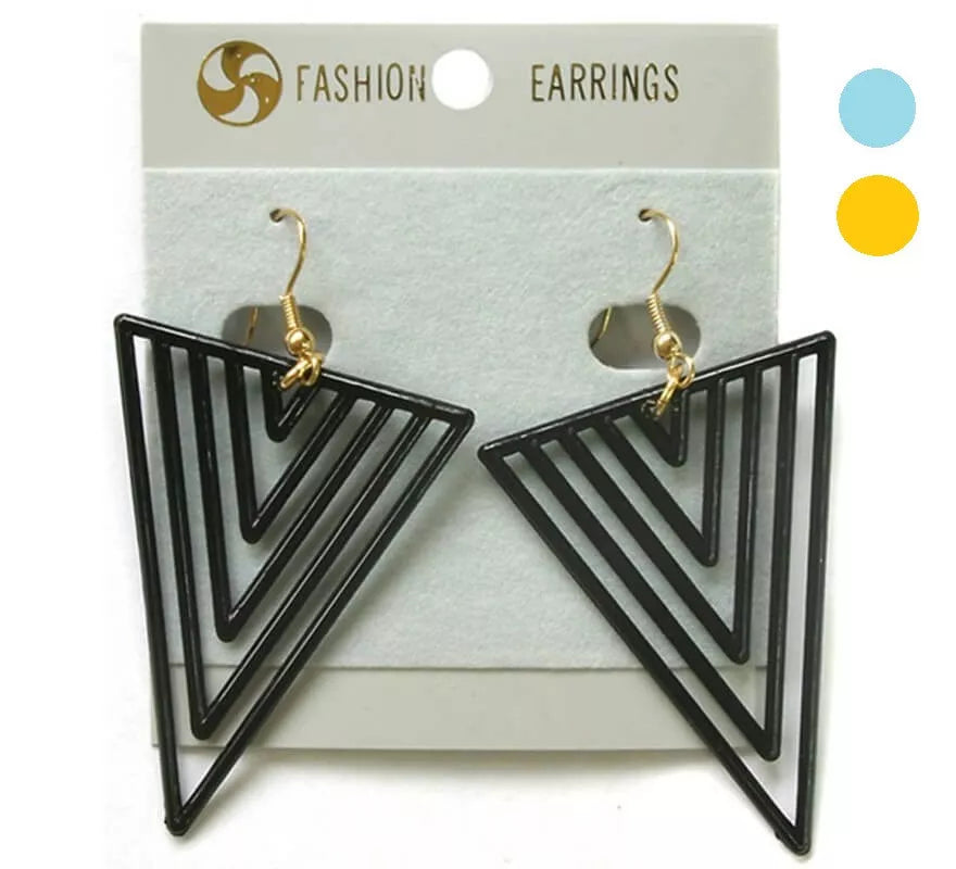 Translation missing: pt-PT.Pendientes Pop de los 80 Triangulares en varios colores