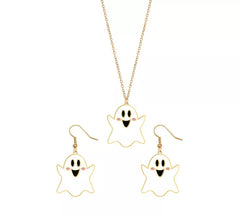Brincos e Colar Fantasma