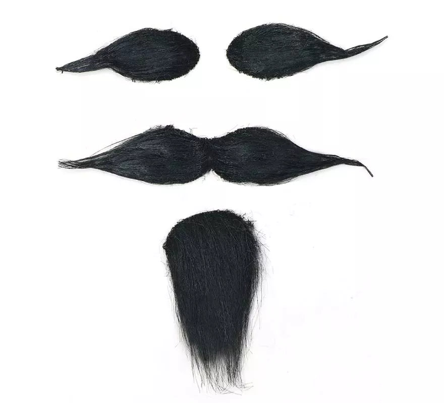 Translation missing: pt-PT.Perilla, Bigote y Cejas con Adhesivo