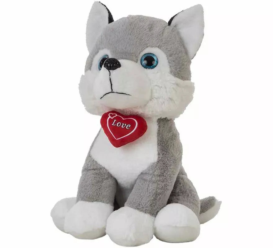 Translation missing: pt-PT.Perro Husky con Corazón en varios tamaños