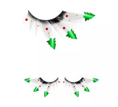 Cílios de árvore de Natal