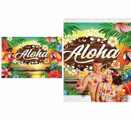 Photocall Verano Aloha de 220x140 cm