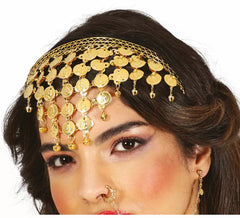 Piercing dourado para orelha e nariz para adultos