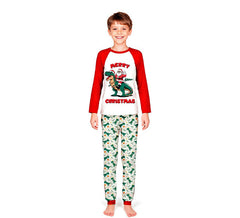 Pijama de Natal de Dinossauro para Crianças