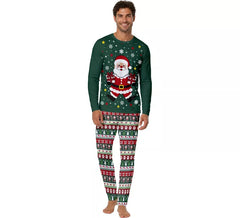 Pijama de Natal para homem de Pai Natal de 2 peças