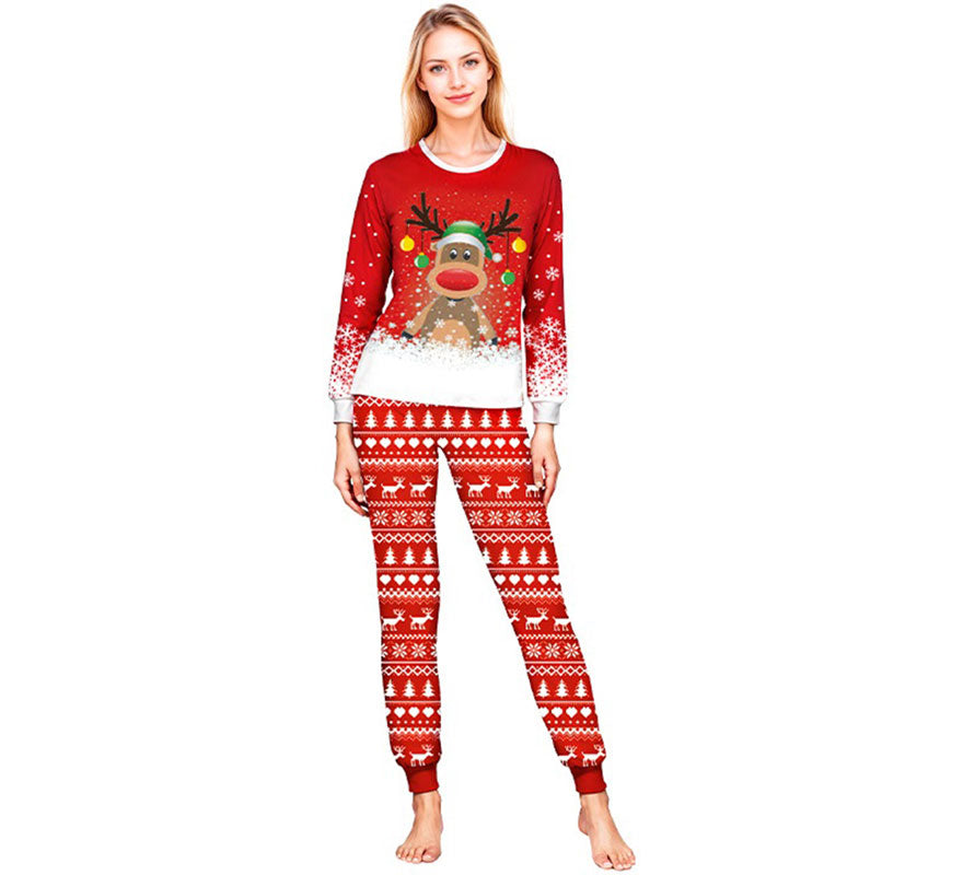 Translation missing: pt-PT.Pijama Navideño de Reno para adultos