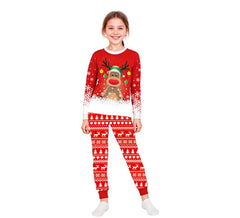 Pijama de Natal com Renas para Crianças