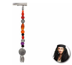 Grampo de cabelo pirata caribenho
