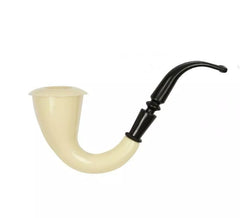 Cachimbo preto e branco de detetive ou marinheiro