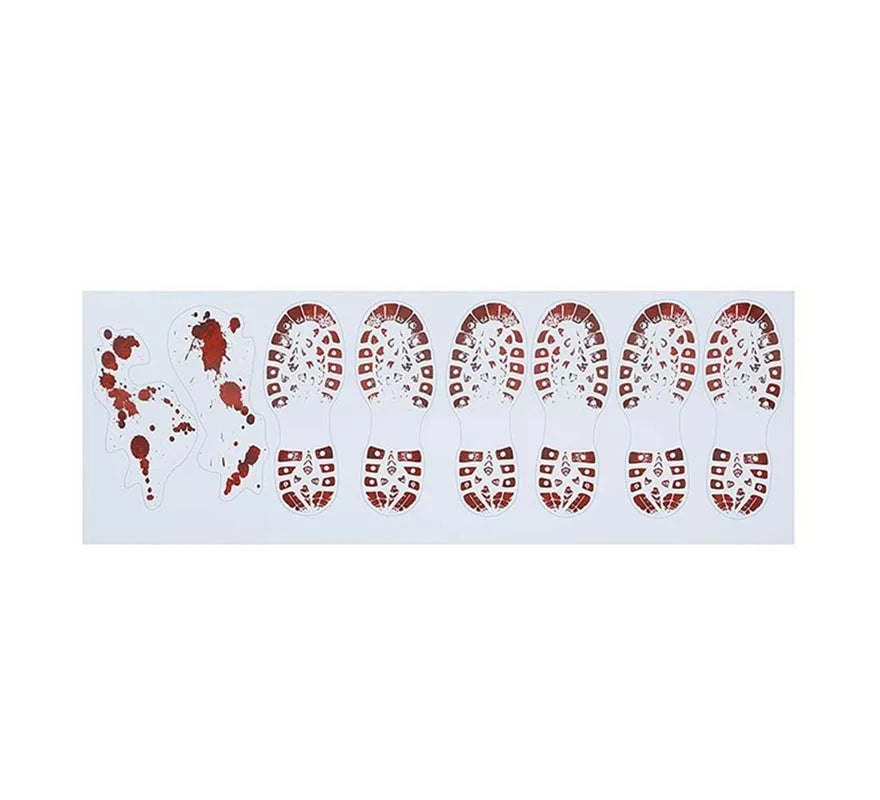 Translation missing: pt-PT.Pisadas Botas con Sangre Adhesivas 2x25x70 cm