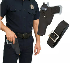 Pistola de brinquedo de 22 cm com coldre de plástico