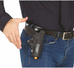 Pistola com coldre de 20 cm