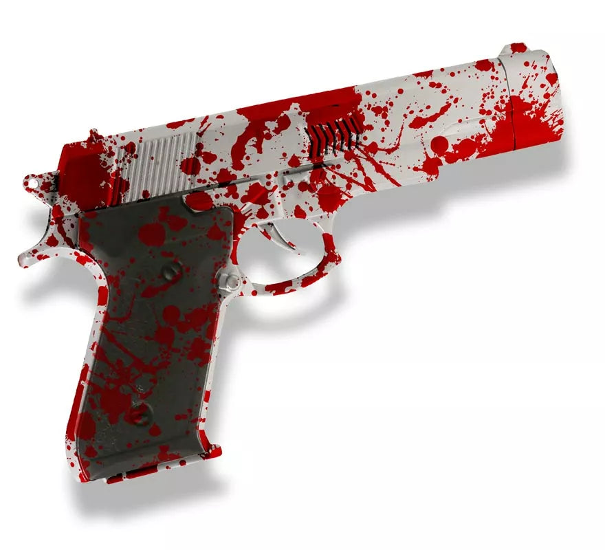 Pistola con Sangre de 24 cm