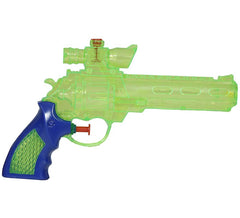 Pistola de Água Colorida Transparente 23 cm