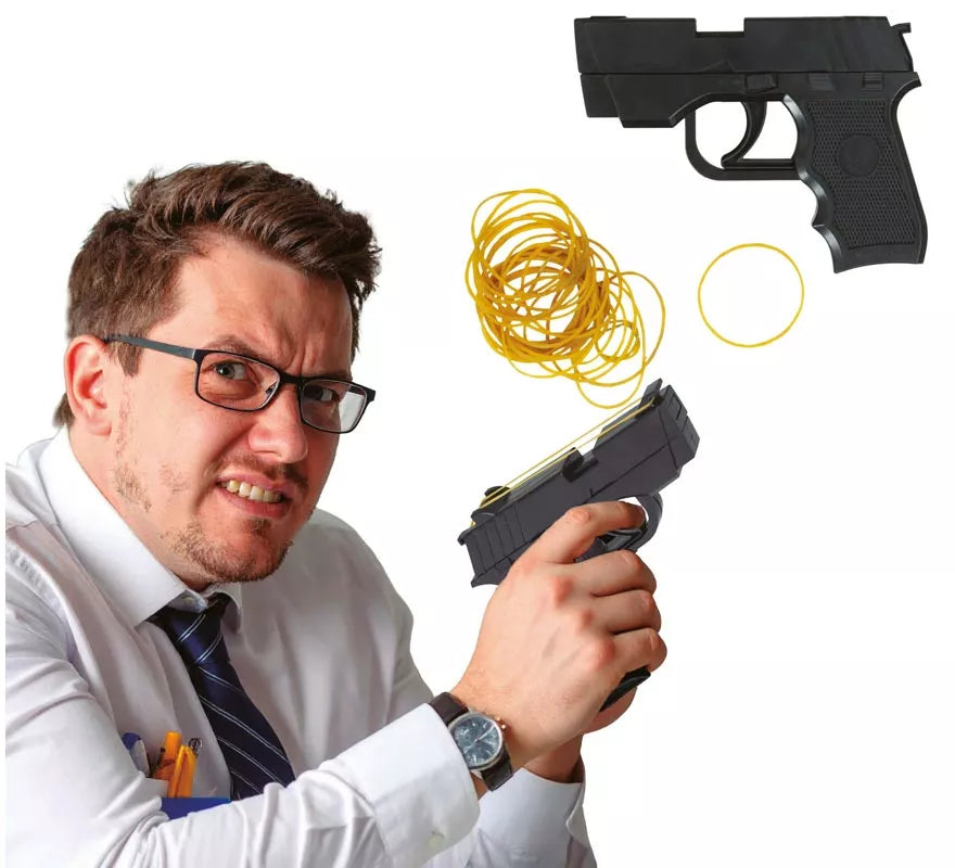 Translation missing: pt-PT.Pistola de Gomas Elásticas de 17 cm de Plástico de Juguete