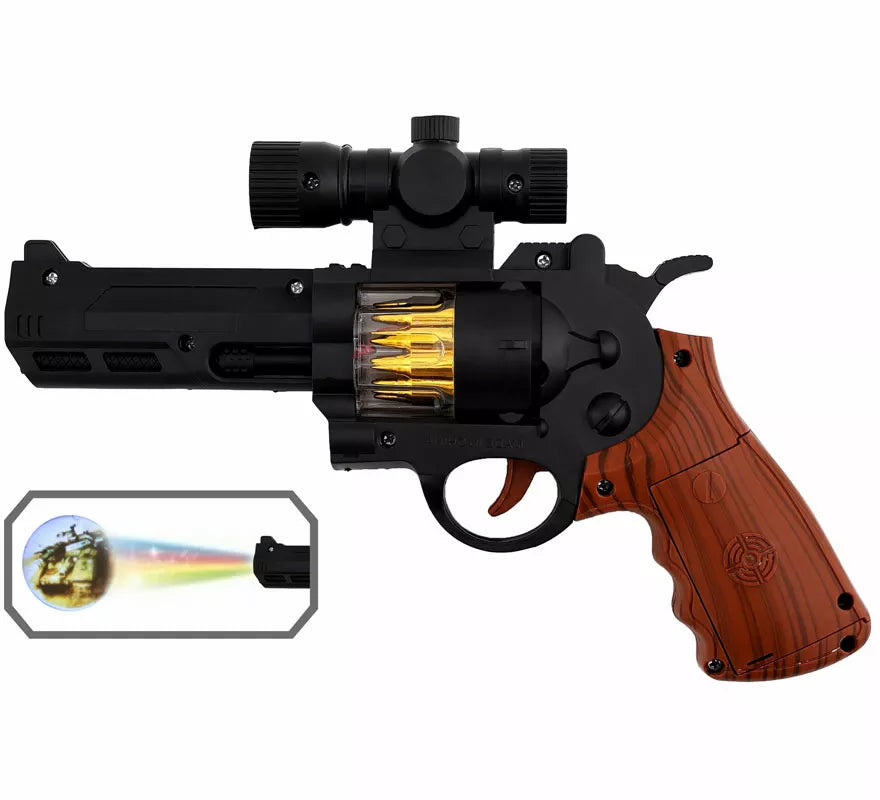 Translation missing: pt-PT.Pistola de Policía con Luz de 23,6x15,7 cm de plástico