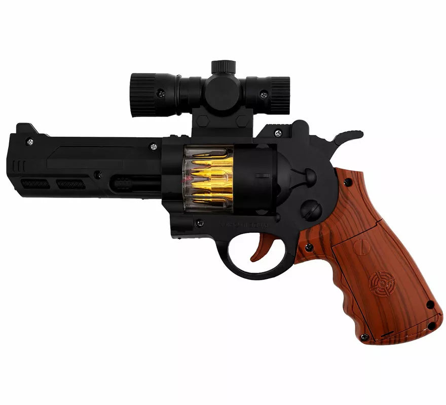 Pistola de Policía con Luz de 23,6x15,7 cm de plástico