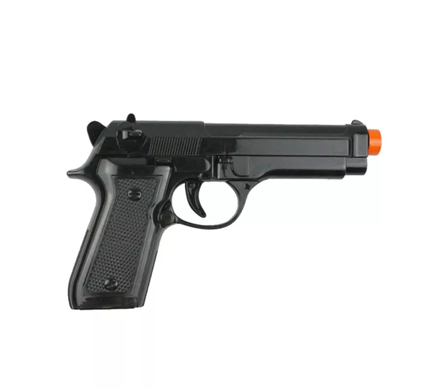 Translation missing: pt-PT.Pistola de policía negra de 23x15x3 cm