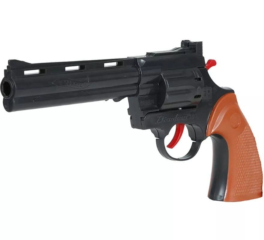 Translation missing: pt-PT.Pistola de Vaquero de 25 cm de Plástico de Juguete