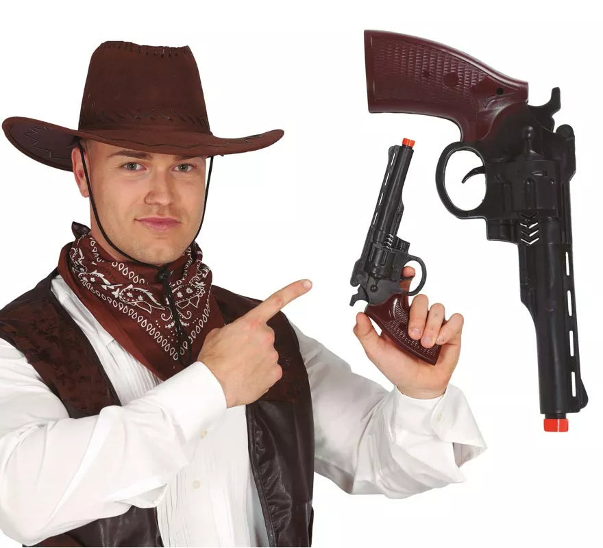 Translation missing: pt-PT.Pistola de Vaquero Negra de 28 cm