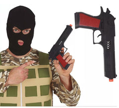 Pistola militar preta de 29 cm