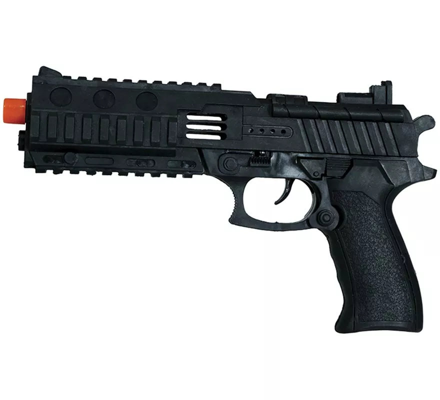 Translation missing: pt-PT.Pistola negra de Policía de 28 cm