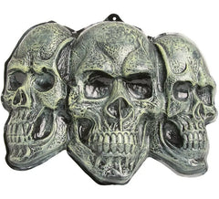 Candeeiro de teto 3 caveiras 53 cm