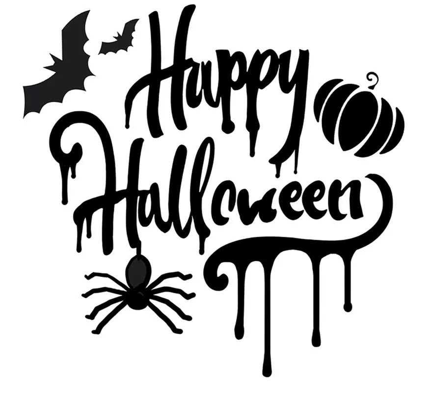 Translation missing: pt-PT.Plantilla de 'Happy Halloween' Decoración Pasteles 25 cm
