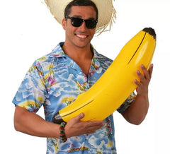 Inflável havaiano de banana de 70 cm