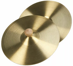 Pratos musicais de bronze com 15,25 cm