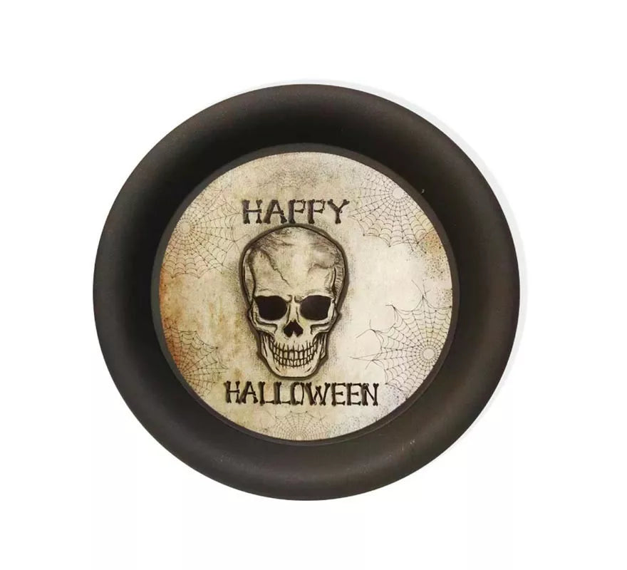 Translation missing: pt-PT.Plato Calavera Happy Halloween de 25x2 cm