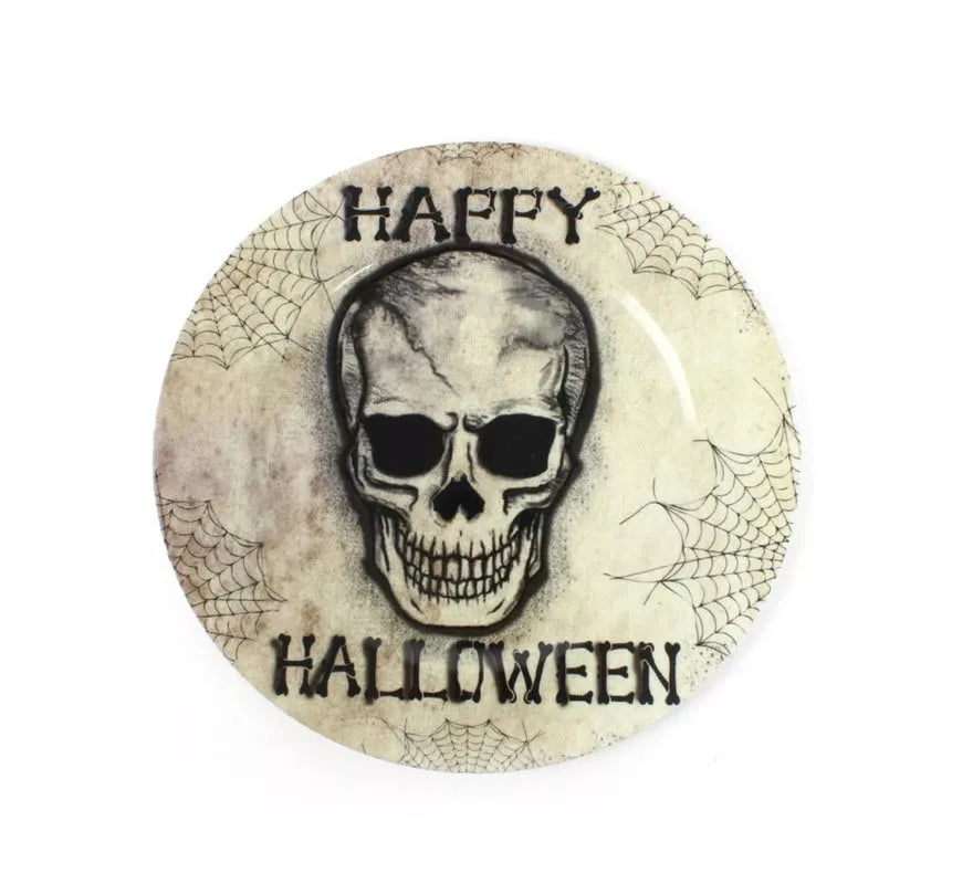 Translation missing: pt-PT.Plato Calavera Happy Halloween de 33x1,7 cm