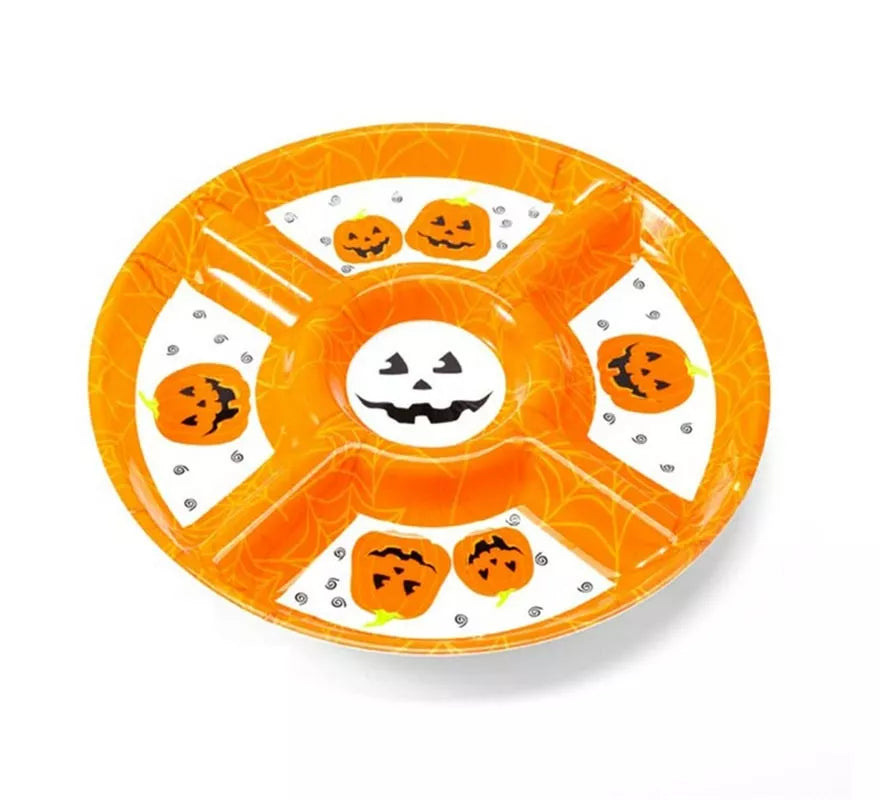 Translation missing: pt-PT.Plato para Snacks de Calabazas Halloween