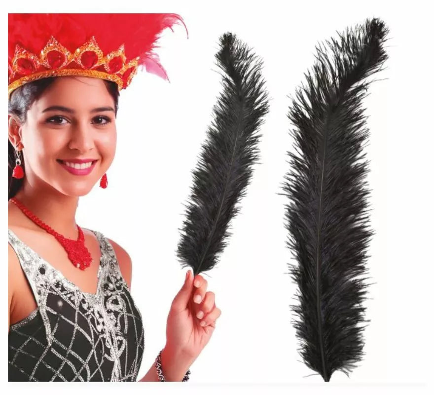 Pluma de Avestruz Gigante en varios colores 50 cm