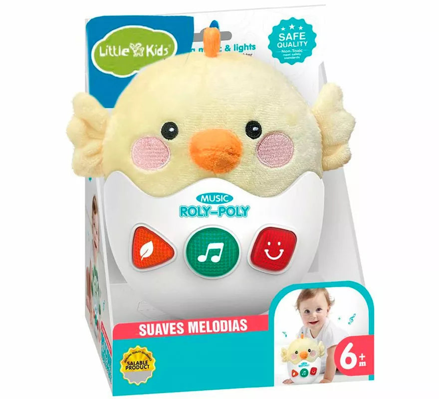 Translation missing: pt-PT.Pollito Huevo Musical con Luz y Sonido de 22 cm
