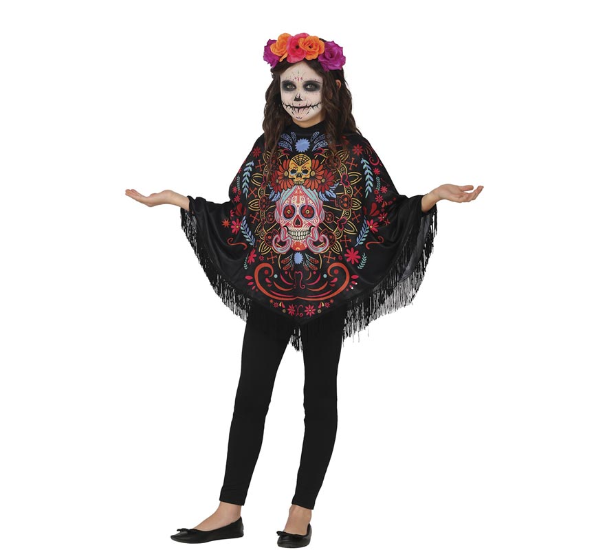 Translation missing: pt-PT.Poncho de Catrina para niños