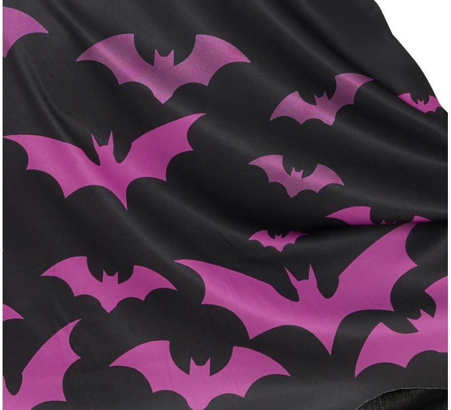 Translation missing: pt-PT.Poncho Murciélago morado para niños